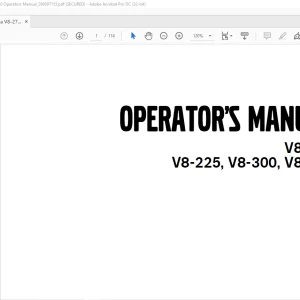 Volvo Penta V8-270 V8-225 V8-300 V8-320 Operator's Manual 269597153 - PDF DOWNLOAD