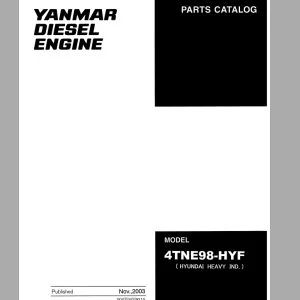 Yanmar Diesel Engine Parts Catalog Manual 318 MB Complete Set - PDF DOWNLOAD