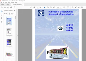 ZF Automatic Transmission 6HP19 6HP26 6HP32 Service Training Manual - PDF DOWNLOAD