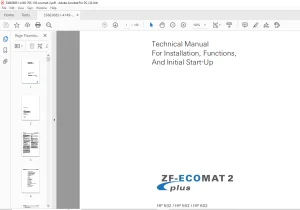 ZF-ECOMAT 2 plus HP 502 HP 592 HP 602 Installation, Functions, & Initial Start-Up Technical Manual 4149765103 - PDF DOWNLOAD