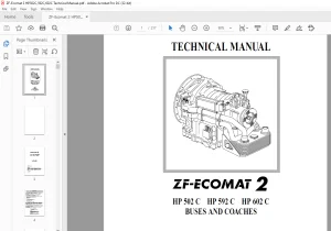 ZF-Ecomat 2 HP 502 C HP 592 C HP 602 C Buses & Coaches Technical Manual 4149765101a - PDF DOWNLOAD