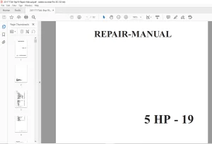 ZF 5 HP - 19 Transmission Service Manual PDF Download