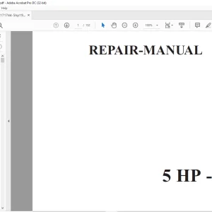ZF Transmission 5 HP - 19 Repair Manual - PDF DOWNLOAD