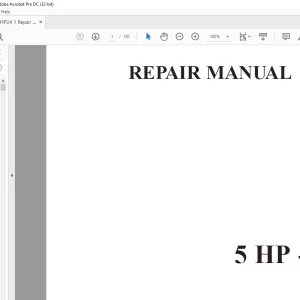 ZF Transmission 5 HP - 24 Repair Manual - PDF DOWNLOAD