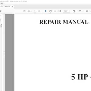 ZF Transmission 5 HP - 24 Repair Manual - PDF DOWNLOAD