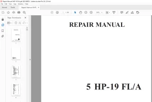 ZF Transmission 5HP - 19 FL-A Repair Manual - PDF DOWNLOAD