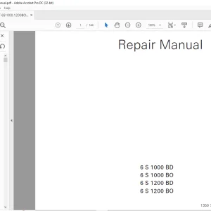 ZF Transmission 6S 1000 BD 6S 1000 BO 6S 1200 BD 6S 1200 BO Repair Manual 1350751101 - PDF DOWNLOAD