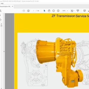 ZF Transmission ZF 4WG200 (4WG158, 6WG200) Service Manual - PDF DOWNLOAD