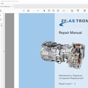 ZF Transmission ZF-AS Tronic Bus Maintenance, Diagnosis, Component Replacement Repair Manual 1337751101b - PDF DOWNLOAD