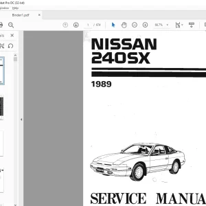 1989 Nissan 240SX S13 Series Service Manual - PDF DOWNLOAD