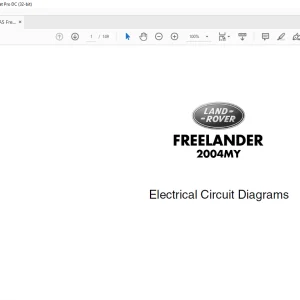 2003 Land Rover L314 NAS FREELANDER Electrical Circuit Diagrams Manual - PDF DOWNLOAD
