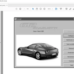 2005 Ferrari 612 Scaglietti Parts Catalog Manual - PDF DOWNLOAD