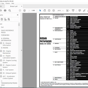 2006 Nissan Pathfinder R51 Series Service Manual - PDF DOWNLOAD