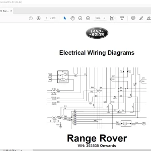 2007 Land Rover L322 Range Rover LHD Electrical Wiring Diagrams Manual - PDF DOWNLOAD