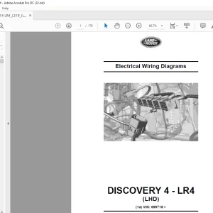 2013 Land Rover LR4 Range Rover DISCOVERY 4 - LR4 (LHD) Electrical Wiring Diagrams Manual - PDF DOWNLOAD