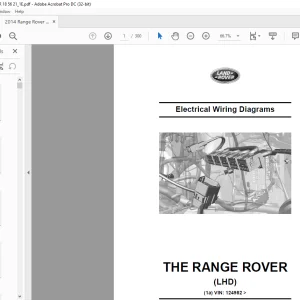 2013 Land Rover RANGE ROVER L405 (LHD) Electrical Wiring Diagrams Manual - PDF DOWNLOAD