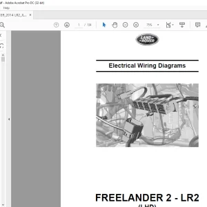 2014 Land Rover FREELANDER 2 - LR2 (LHD) L359 Electrical Wiring Diagrams Manual  - PDF DOWNLOAD