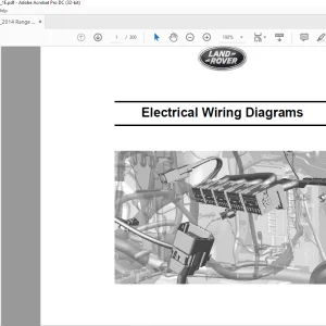 2014 Land Rover RANGE ROVER (LHD)L405 Electrical Wiring Diagrams Manual - PDF DOWNLOAD