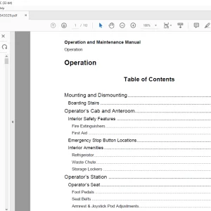 CAT 8200 Dragline Operation & Maintenance Manual BI643029 - PDF DOWNLOAD