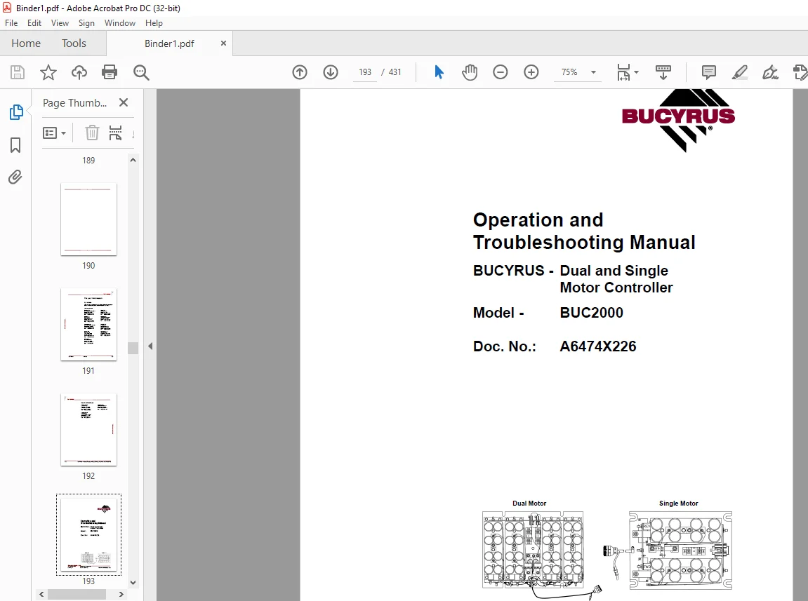CAT Bucyrus CH810B CH816B CH816LB & CH818 Operation Manual A6474X211 - PDF DOWNLOAD - Image 5