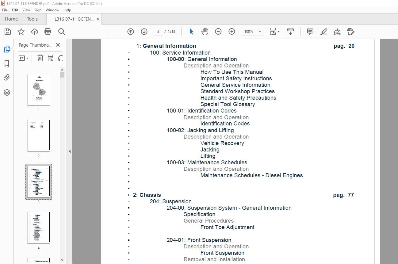 Land Rover L316 MY2007 Workshop Manual - PDF DOWNLOAD - Image 3