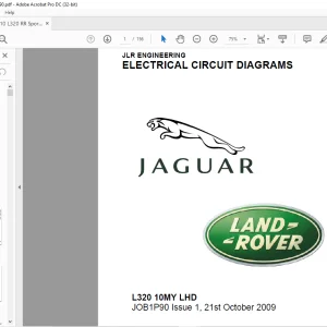 Land Rover LR4 2010 Electrical Circuit Diagrams Manual - PDF DOWNLOAD