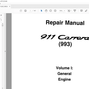 1994-1998 Porsche 911 Carrera (993) Repair Manual - PDF DOWNLOAD
