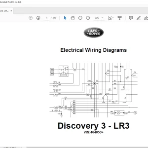2007 Land Rover L319 Discovery 3 - LR3 Electrical Circuit Diagrams Manual - PDF DOWNLOAD