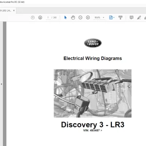 2008 Land Rover L319 LR3 LHD Electrical Wiring Diagrams Manual  - PDF DOWNLOAD