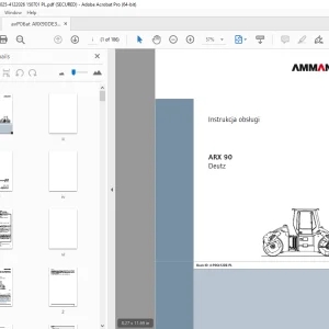 AMMANN ARX 90 Deutz Instrukcja obslugi (P06412DE) PDF