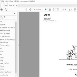 Ammann ARP 95 Tandem Roller Workshop Manual 3026131 PDF