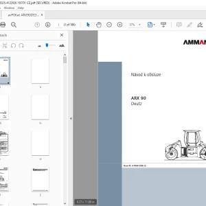 Ammann ARX 90 Deutz Navod k Obsluze (P06412DE) PDF