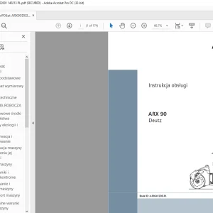Ammann ARX 90 Tandem Roller Instrukcja obsługi (4122001) PDF