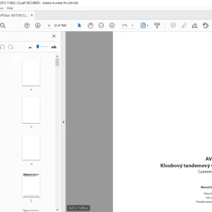 Ammann AV 70 X Kloubový tandemový válec Návod k obsluze 4062010 PDF