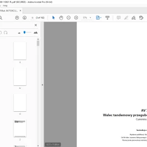 Ammann AV 70 X Walec tandemowy przegubowy instrukcja obsługi 4062005 PDF