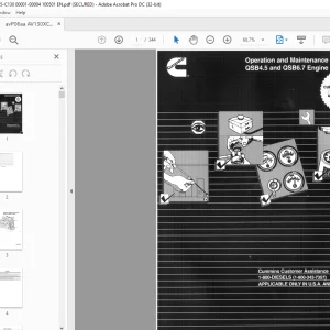Ammann Cummins QSB4.5 & QSB6.7 Operation & Maintenance Manual PDF