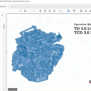 Ammann Deutz TD 3.6 L4 TCD 3.6 L4 Operation Manual PDF