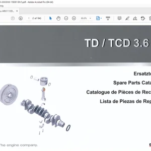 Ammann Deutz TD 3.6 L4 TCD 3.6 L4 Spare Parts Catalogue PDF