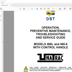 CAT 488L & 488-6 WITH CONTROL HANDLE OPERATION PREVENTIVE MAINTENANCE TROUBLESHOOTING & SERVICE GUIDE MANUAL (A6474X235) - PDF DOWNLOAD