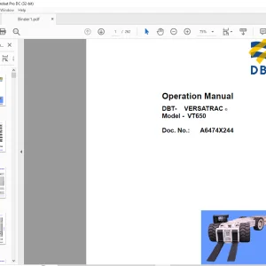 CAT Bucyrus VT650 VERSATRAC Operation Manual A6474X244 - PDF DOWNLOAD