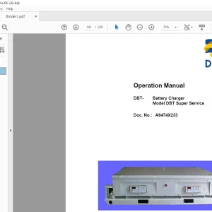 CAT DBT 488-6DM UN-A-TRAC® Operation Manual A6474X245 - PDF DOWNLOAD