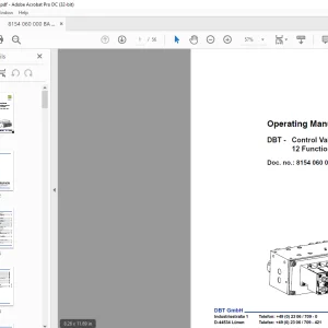 CAT DBT Control Valve Block 12 Functions Operating Manual - PDF DOWNLOAD