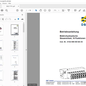 CAT Elektrohydraulische Steuereinheit 16 Funktionen Betriebsanleitung - PDF