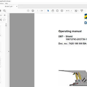 CAT DBT Shield 1067 2743-2X3739-1750 Operating Manual - PDF DOWNLOAD