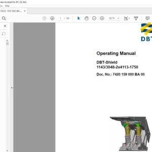 CAT DBT-Shield 1143 3048-2x4113-1750 Operating Manual - PDF DOWNLOAD