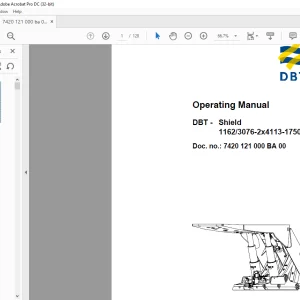 CAT DBT - Shield 1162 3076-2x4113-1750 Operating Manual - PDF DOWNLOAD