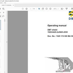 CAT DBT Shield 1920 4420-2x5665-2050 Operating Manual - PDF DOWNLOAD