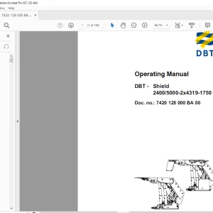 CAT DBT Shield 2400/5000−2x4319−1750 Operating Manual - PDF DOWNLOAD