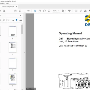 CAT Electrohydraulic Control Unit 10 Functions Operating Manual - PDF