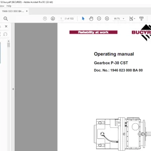 CAT Gearbox P-30 CST Operating Manual - PDF DOWNLOAD